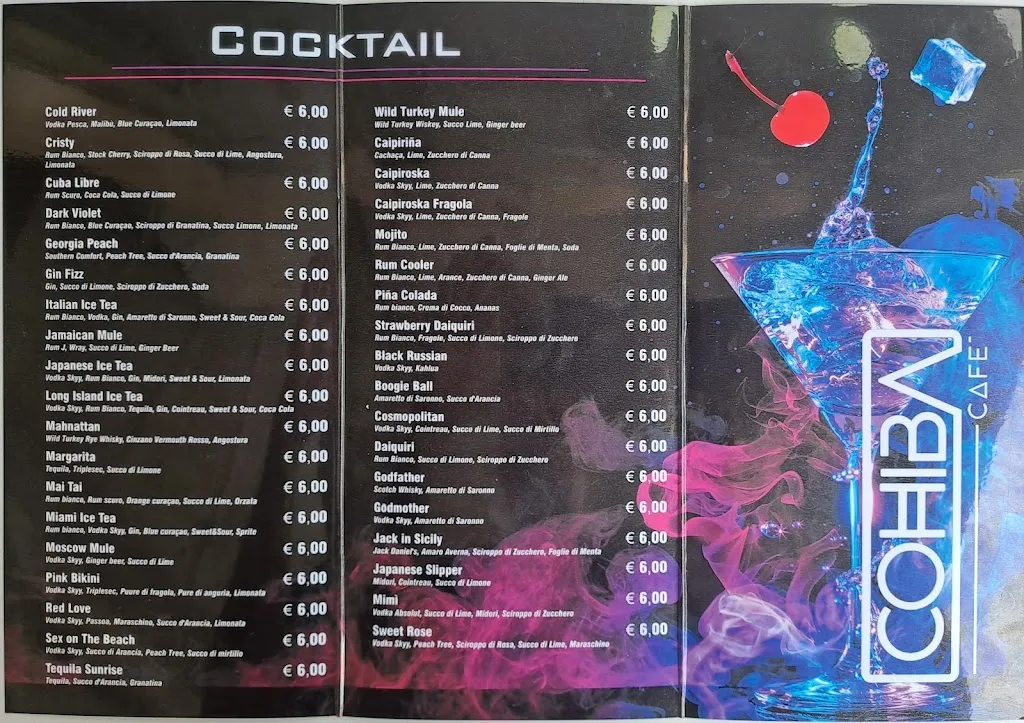 Menu_Cohiba Cafè_Fiumefreddo Sicilia_image_2