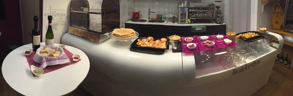 Kairos wine bar restaurant in Francofonte