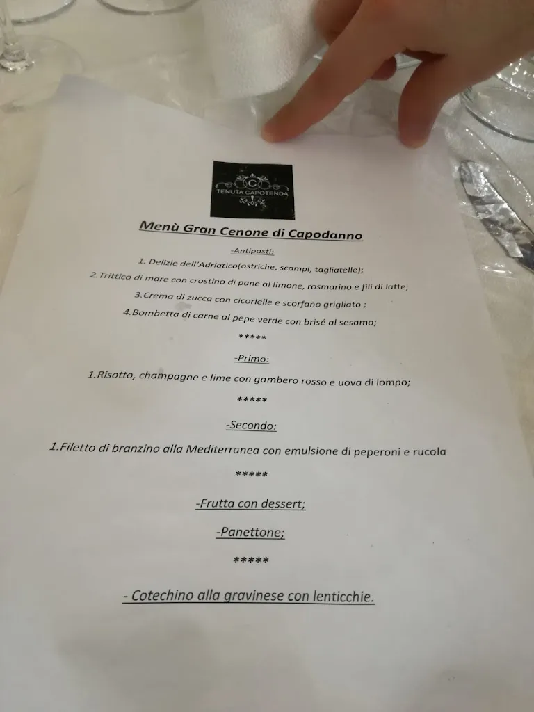 Menu_Tenuta Capotenda_Gravina in Puglia_immagine_1