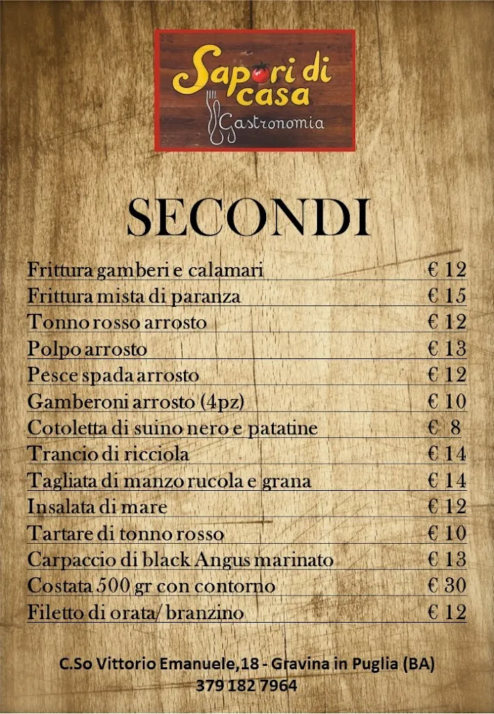 Menu_sapori di casa_Gravina in Puglia_image_1