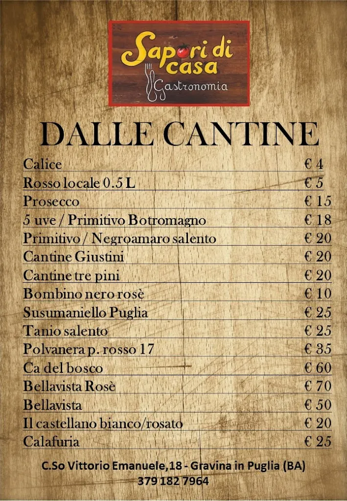 Menu_sapori di casa_Gravina in Puglia_image_2