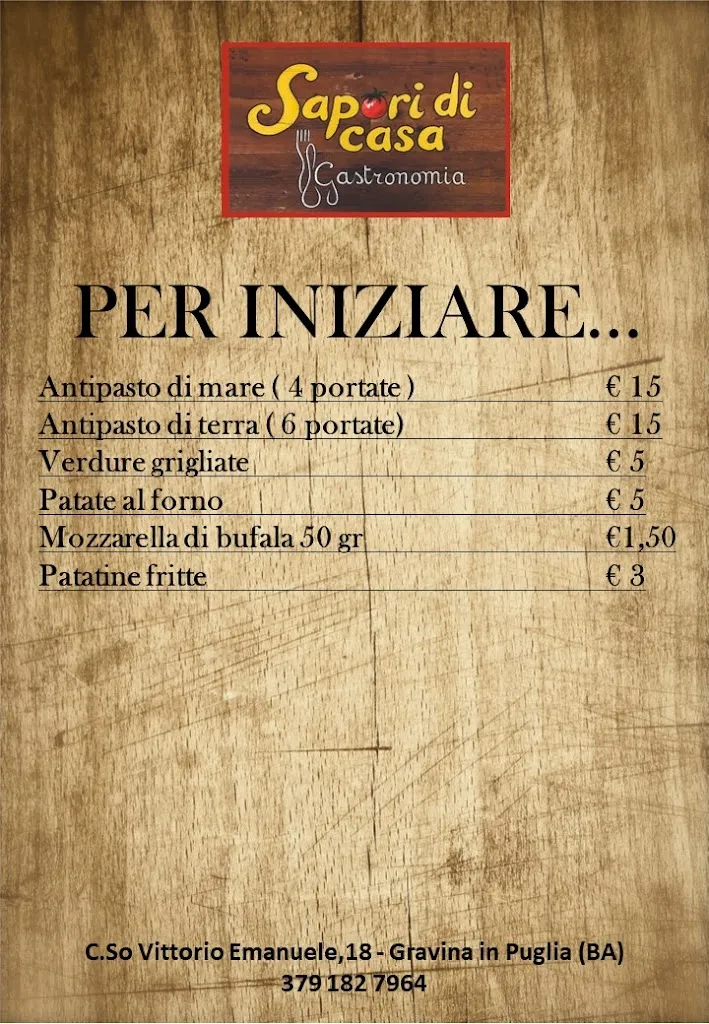 Menu_sapori di casa_Gravina in Puglia_image_4