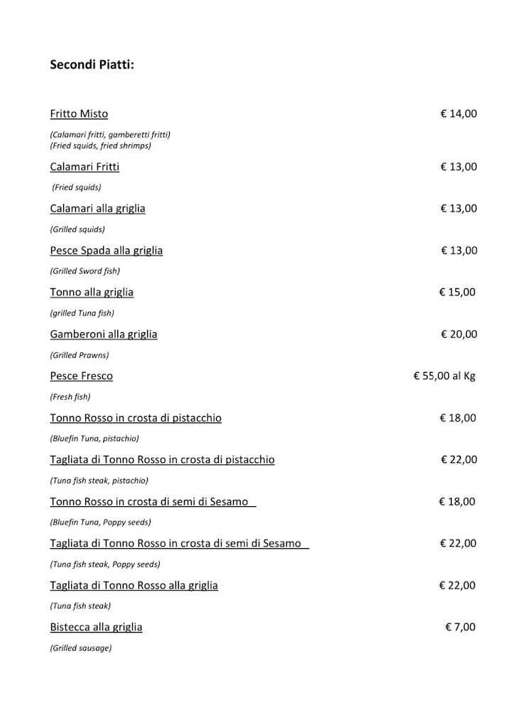 Menu_Trattoria Da Papù_Favignana_image_2