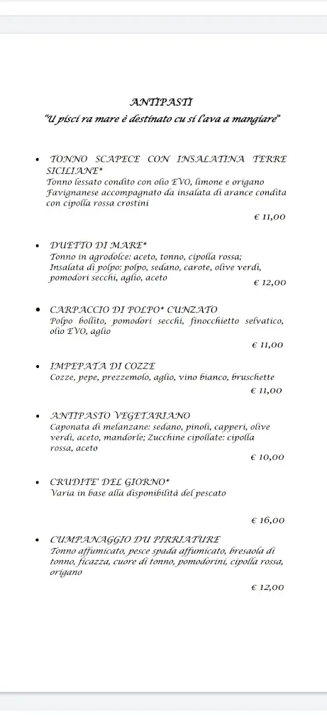 Menu_La Bettola_Favignana_image_4