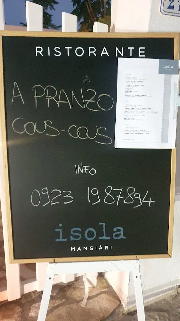 Menu_RISTORANTE isola - MANGIÀRI_Favignana_image_1