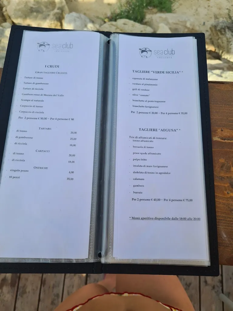 Menu_Sea Club Favignana_Favignana_image_4