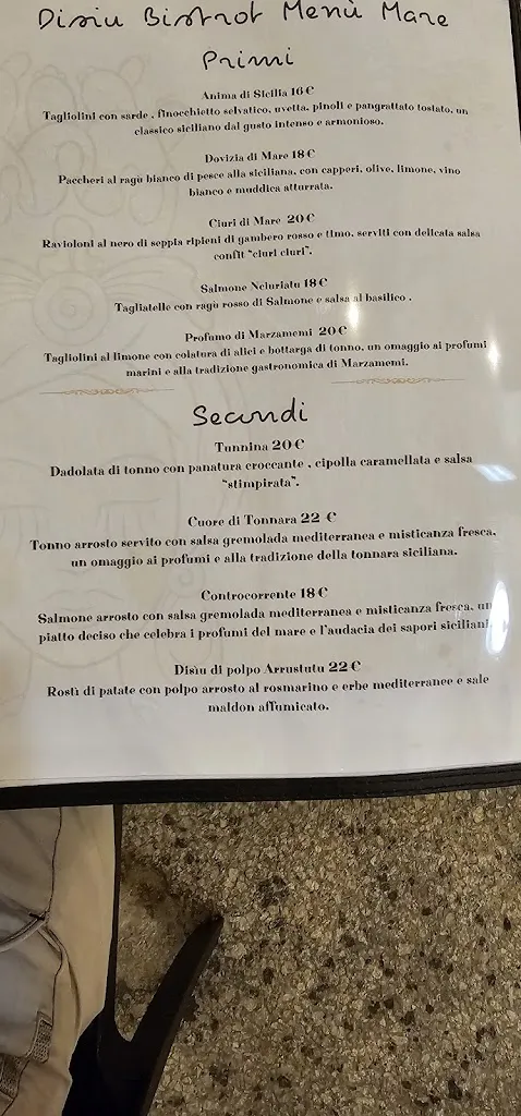 Menu_Disìu - Bistrot Siciliano_Gela_image_1