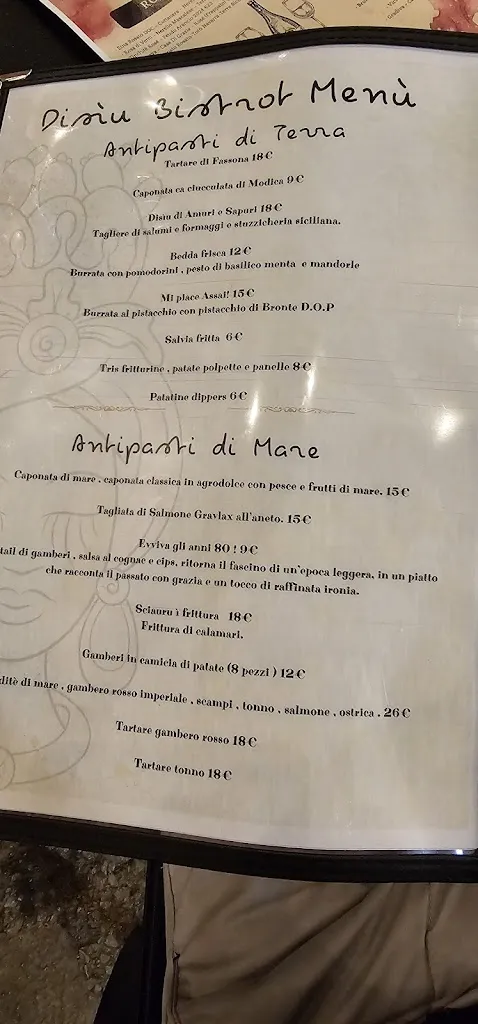 Menu_Disìu - Bistrot Siciliano_Gela_image_3
