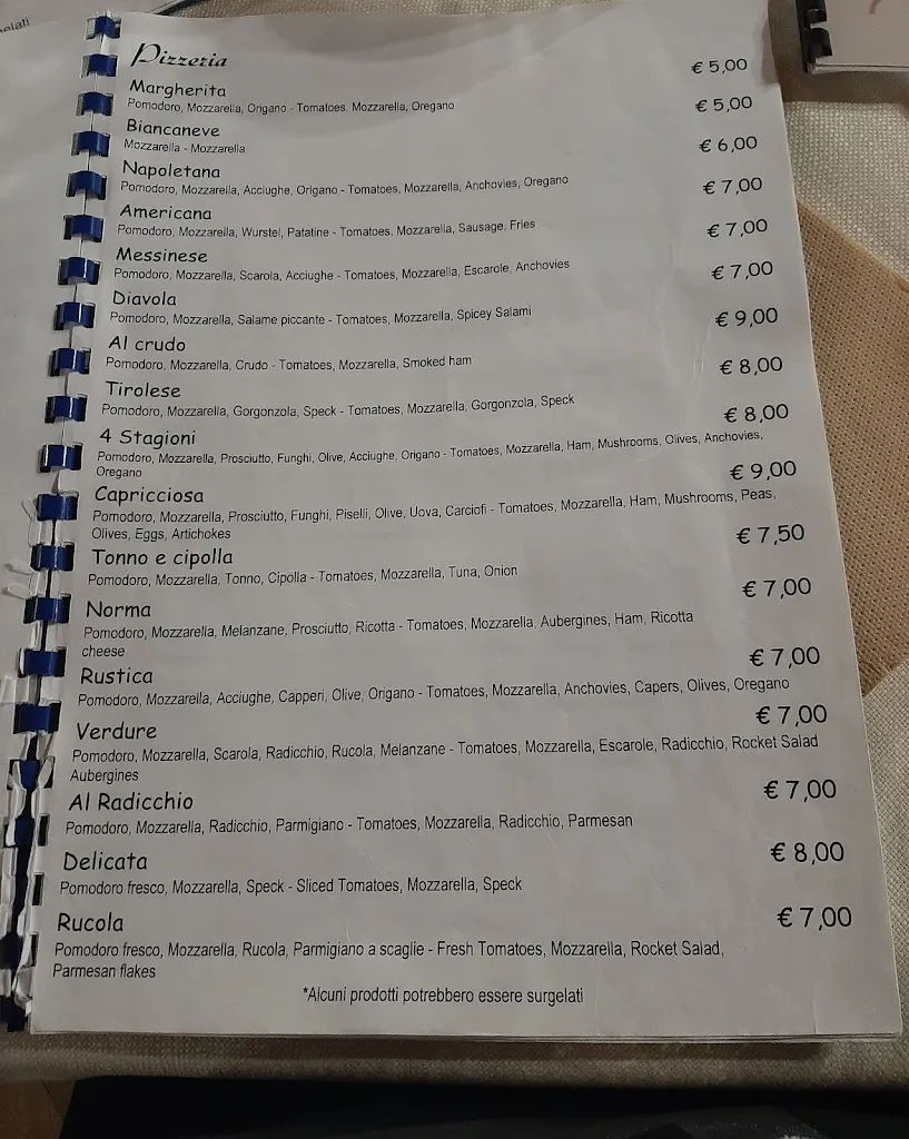 Menu_Ristorante Pizzeria Number One da Rocco_Gioiosa Marea_image_3