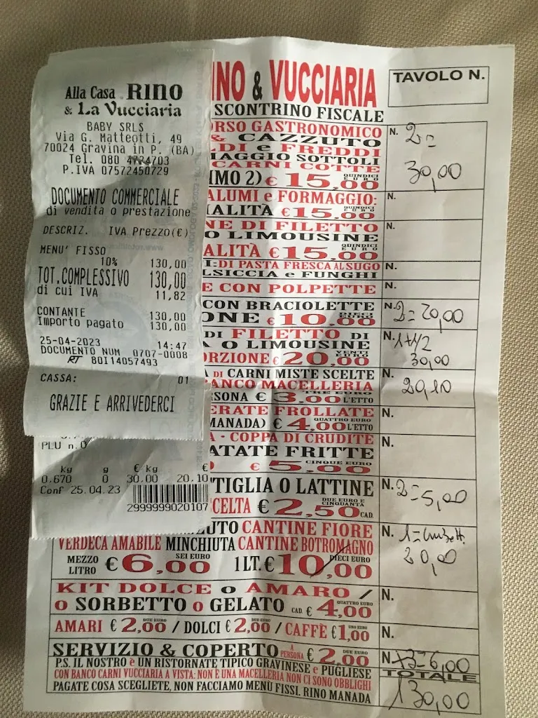 Menu_Alla casa di Rino & Vucciaria_Gravina in Puglia_image_2