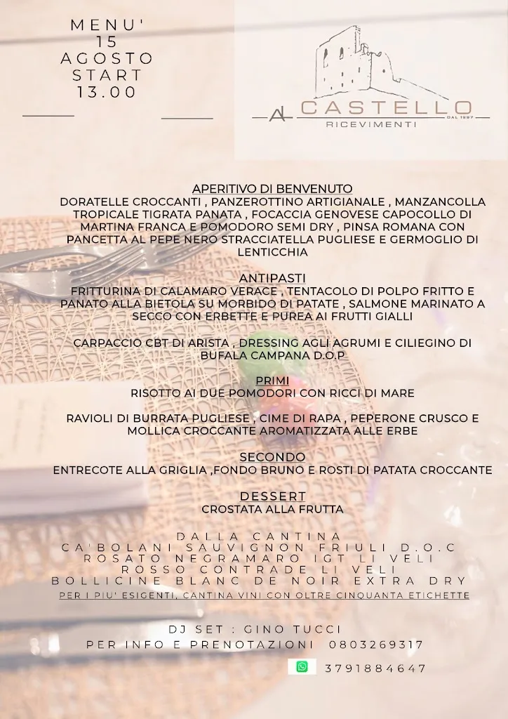 Menu_AL CASTELLO F.LLI VITUCCI_Gravina in Puglia_image_1