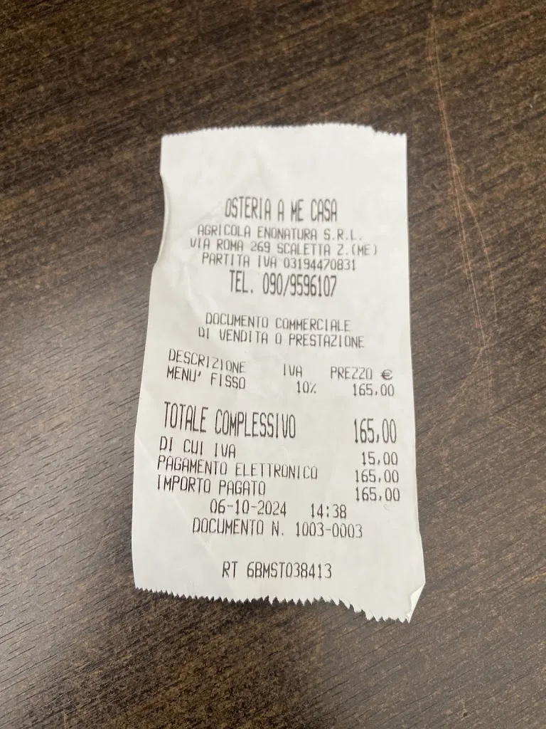 Antonio S._Osteria “A Me Casa”_Guidomandri Marina_recensione