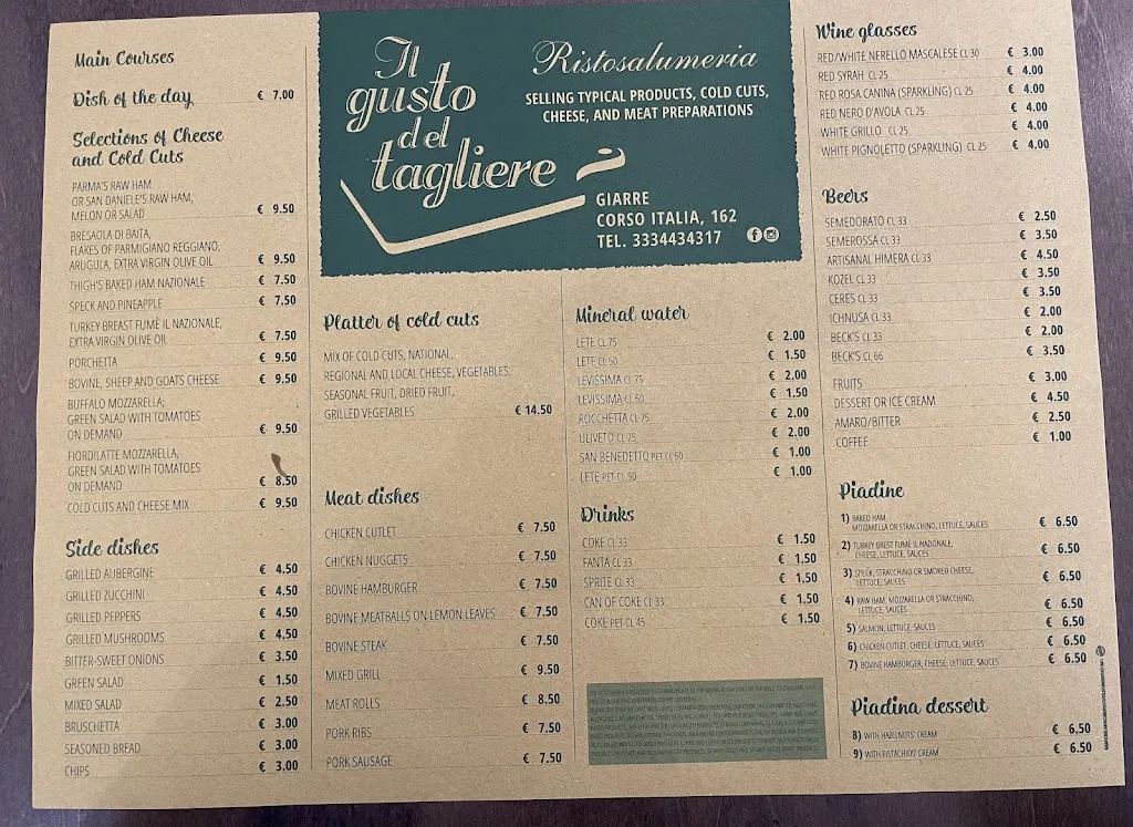 Menu_Il gusto del tagliere_Giarre_image_1