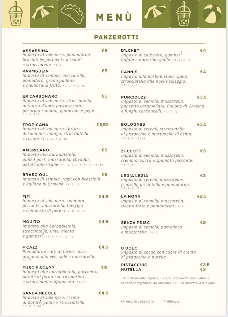 Menu_LA GHIOTTONERIA PANZEROTTERIA_Gravina in Puglia_image_2