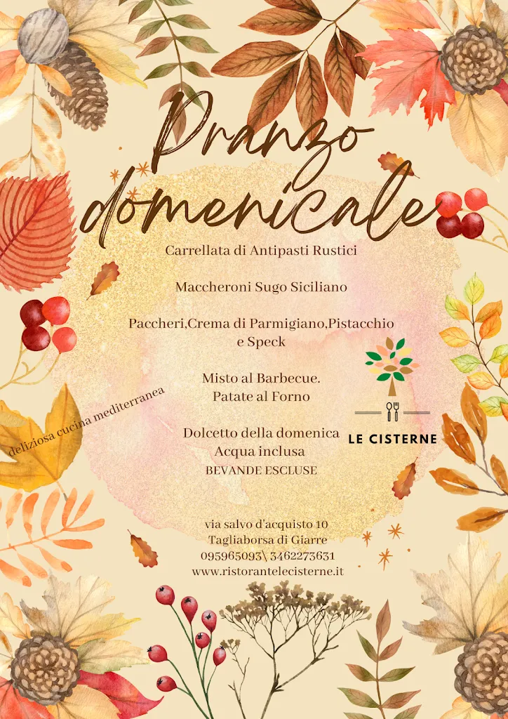 Menu_Le Cisterne & Villa Le Cisterne Giarre_Giarre_image_1