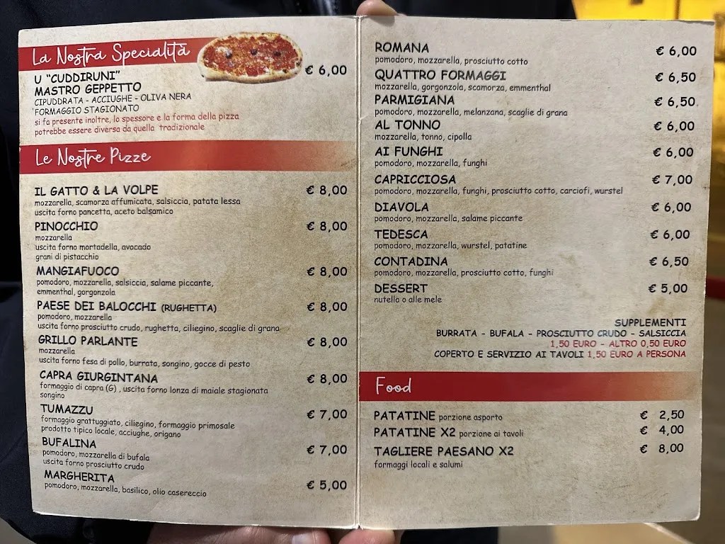 Menu_Il gatto & la volpe Pizzeria Carrubba_Joppolo Giancaxio_image_1