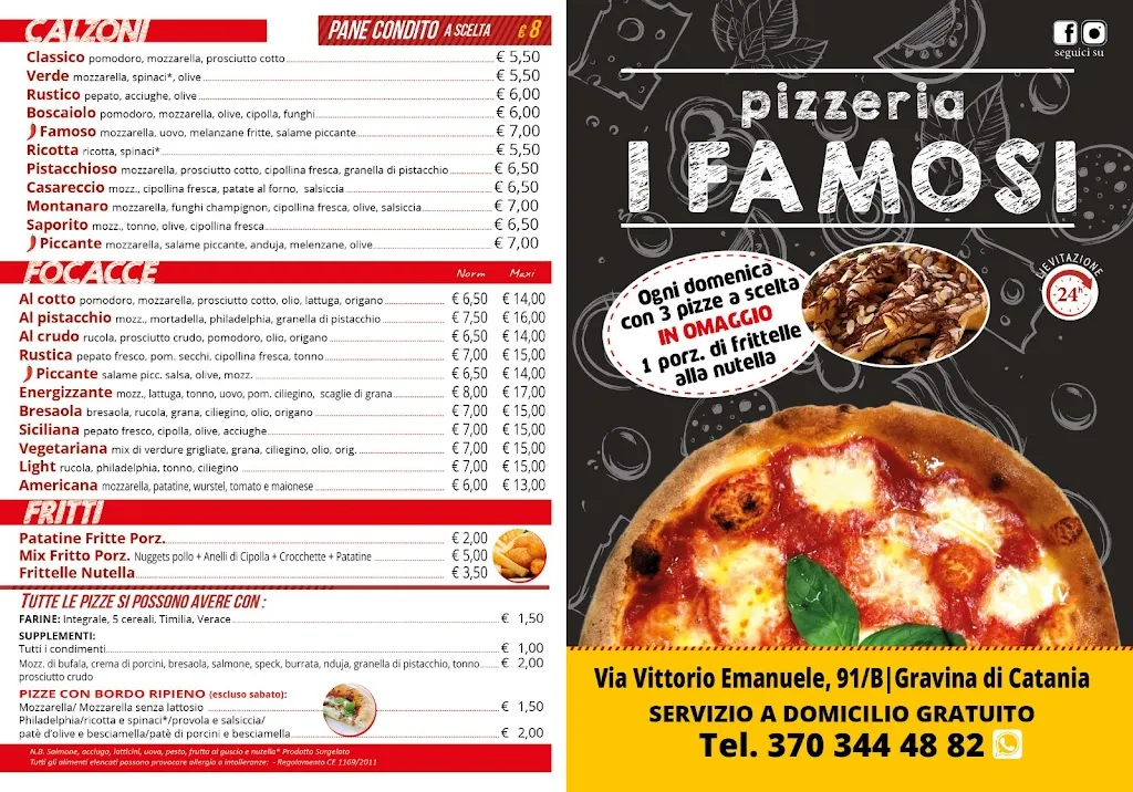 Menu_Pizzeria I Famosi_Gravina di Catania_image_2