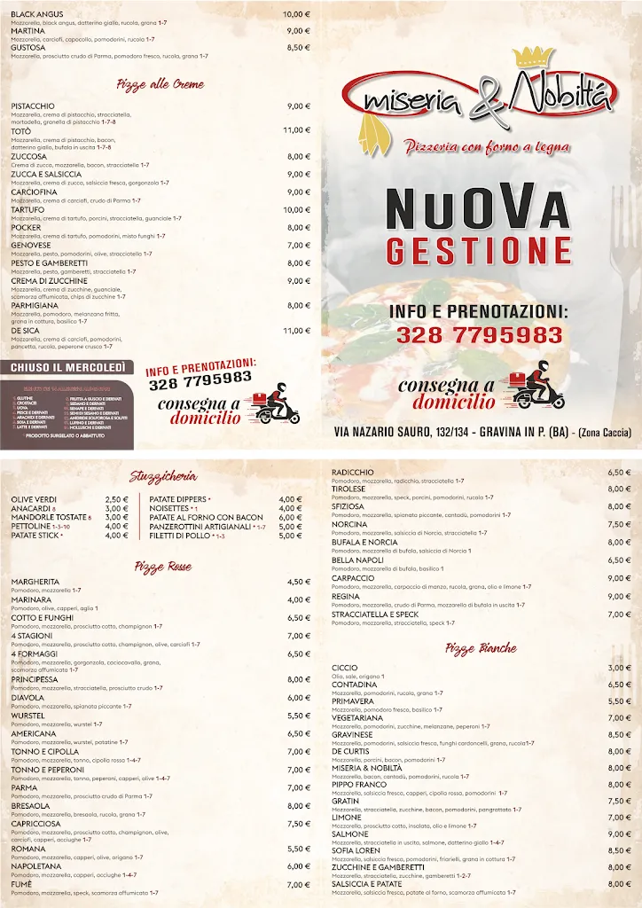 Menu_Miseria & Nobiltà_Gravina in Puglia_image_1