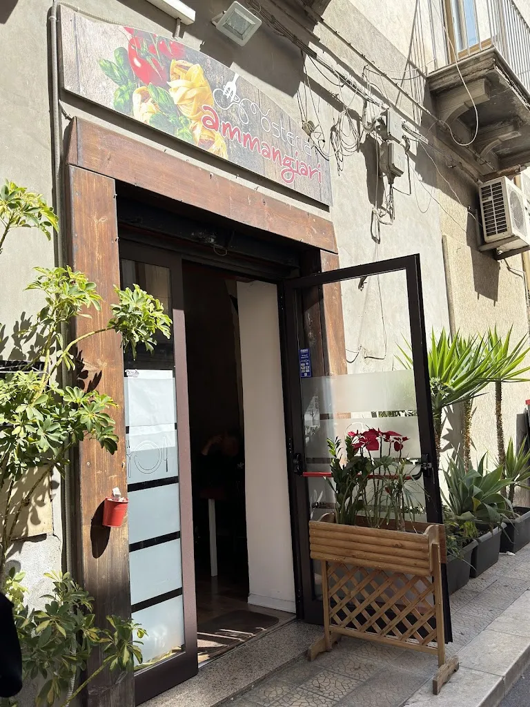 Osteria "Ammangiari" restaurant in Leonforte