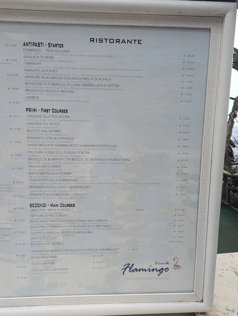 Menu_FLAMINGO BEACH_Letojanni_image_3