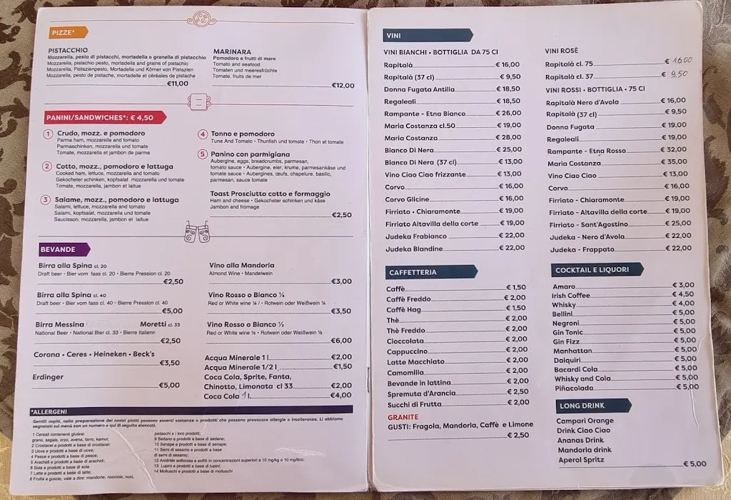 Menu_Ciao Ciao Ristorante_Letojanni_immagine_1