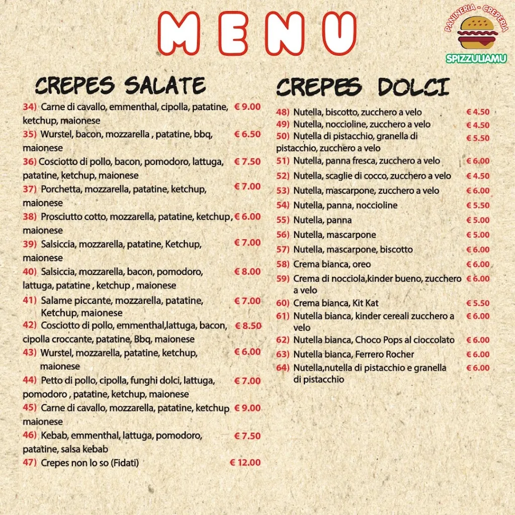 Menu_Panineria Creperia Spizzuliamu_Ispica_image_1