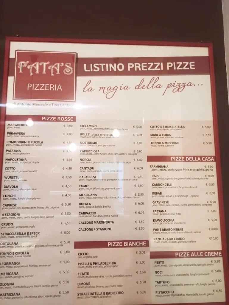 Menu_Fata's Pizzeria_Gravina in Puglia_image_2
