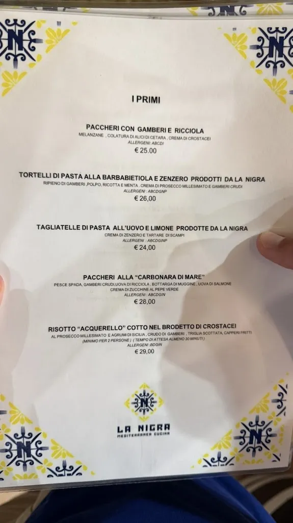 Menu_Ristorante La Nigra Lampedusa_Lampedusa_image_2