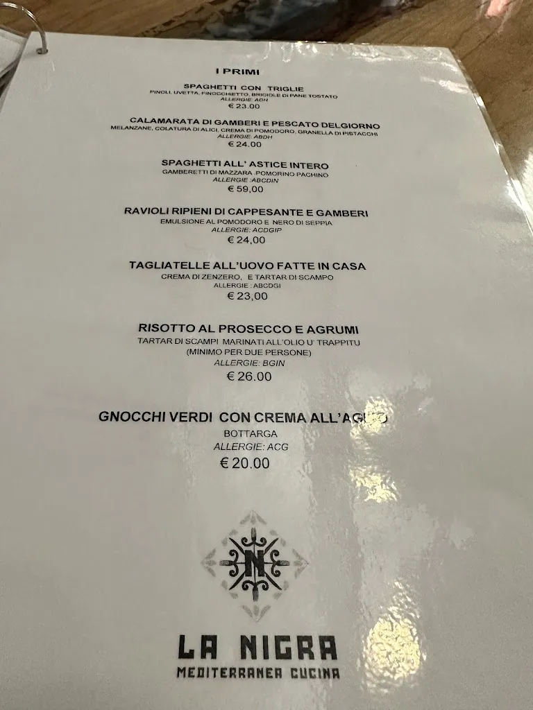 Menu_Ristorante La Nigra Lampedusa_Lampedusa_image_4