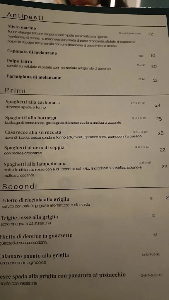 Menu_Ristorante Sirio_Lampedusa_image_1