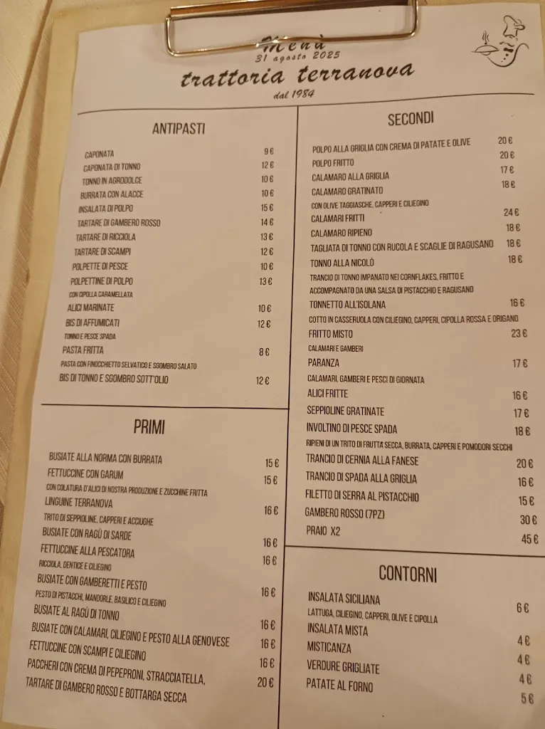 Menu_Trattoria Terranova_Lampedusa_image_2