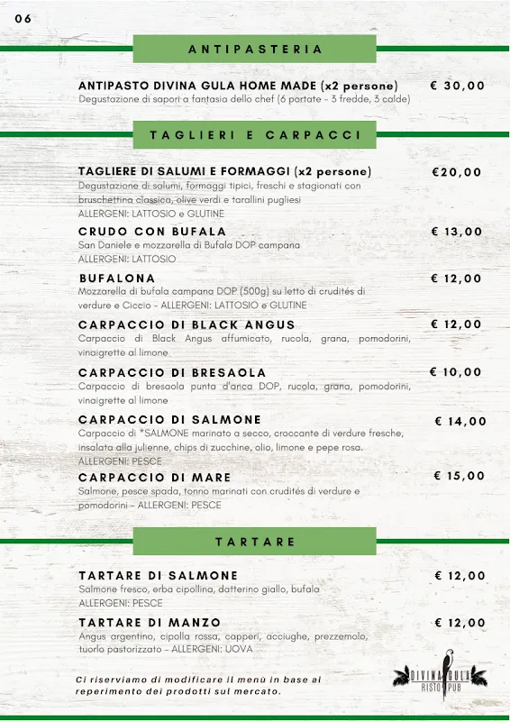 Menu_Divina Gula Ristopub_Gravina in Puglia_image_1