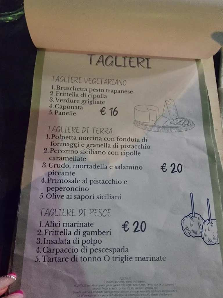 Menu_La Chiglia ristorante_Lampedusa_immagine_1