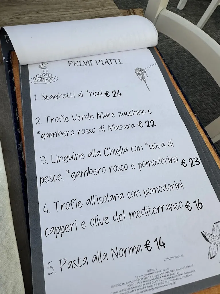 Menu_La Chiglia ristorante_Lampedusa_immagine_4