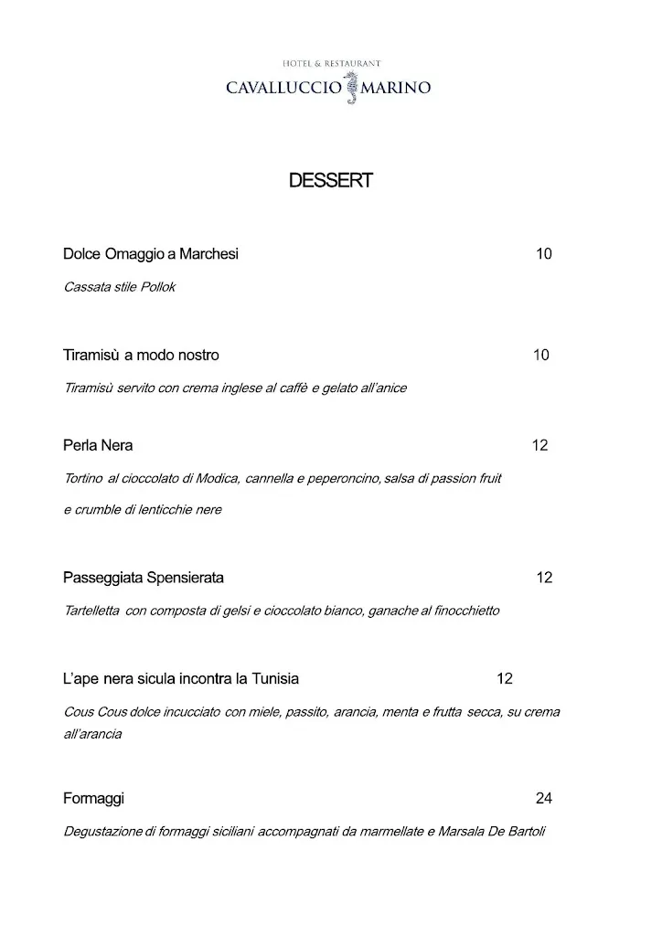 Menu_Cavalluccio Marino Lampedusa - Hotel e Ristorante_Lampedusa_image_3