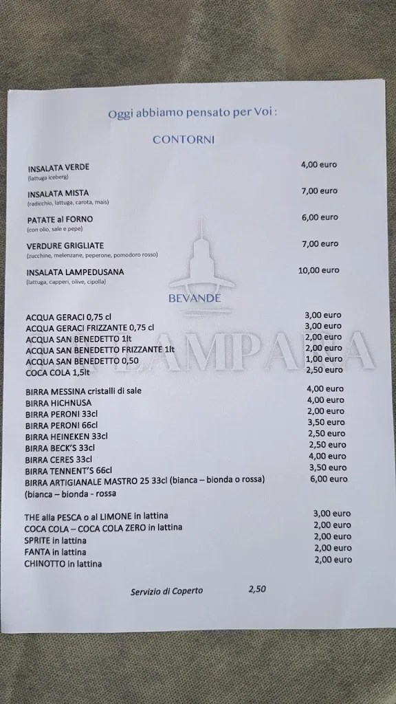 Menu_Ristorante pizzeria La Lampara_Lampedusa_image_4