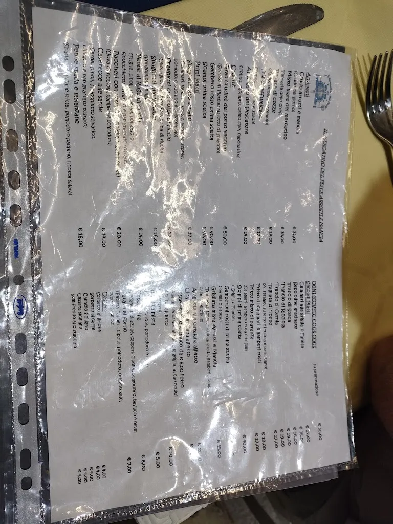 Menu_Il Mercatino del Pesce_Lampedusa_image_2