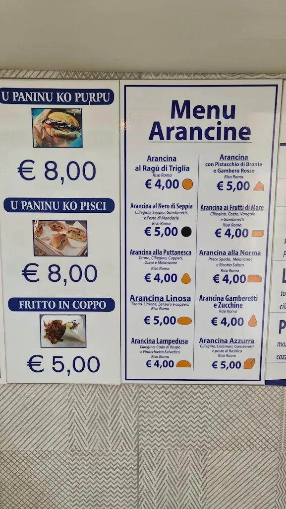 Menu_Arancino Solina_Lampedusa_image_1