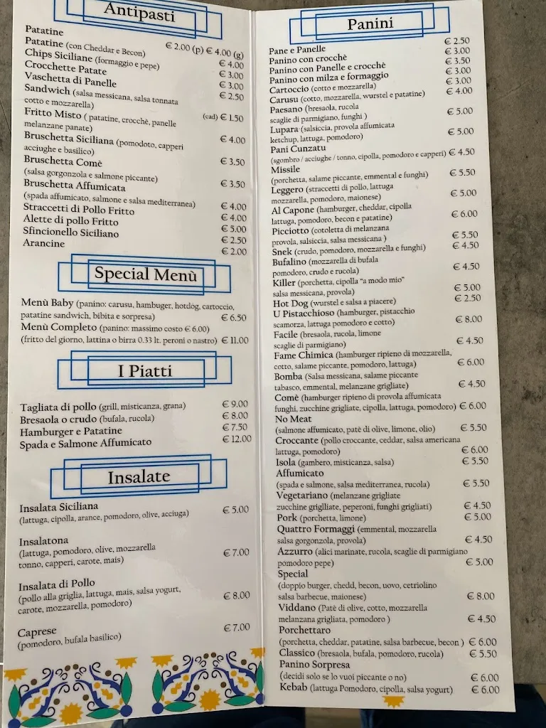 Menu_Comè Sicilian food_Lampedusa_image_2