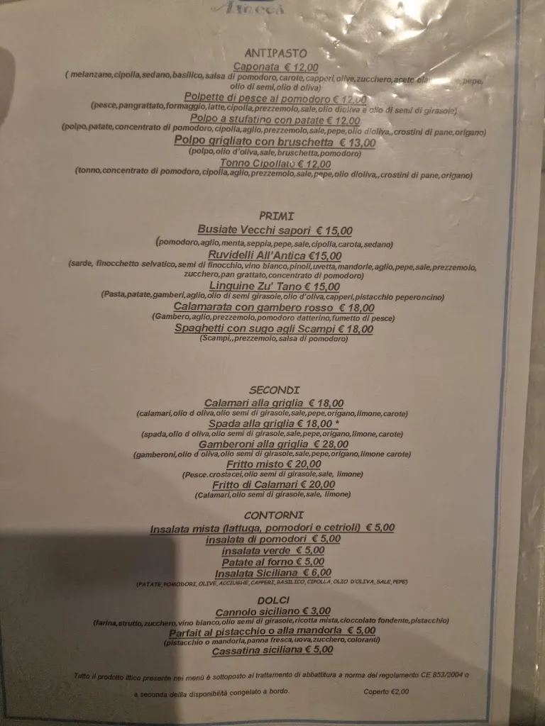 Menu_Ristorante Amecà al porto_Lampedusa_image_3