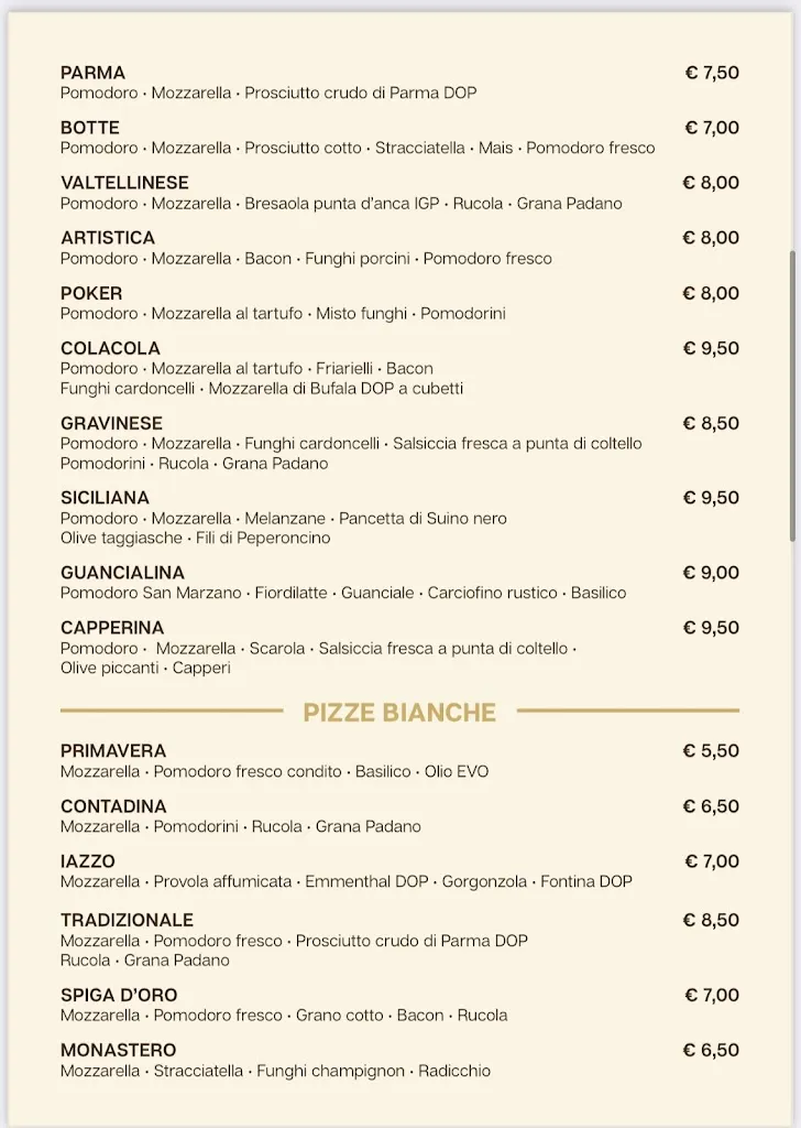 Menu_Pizzeria Come una Volta_Gravina in Puglia_image_2