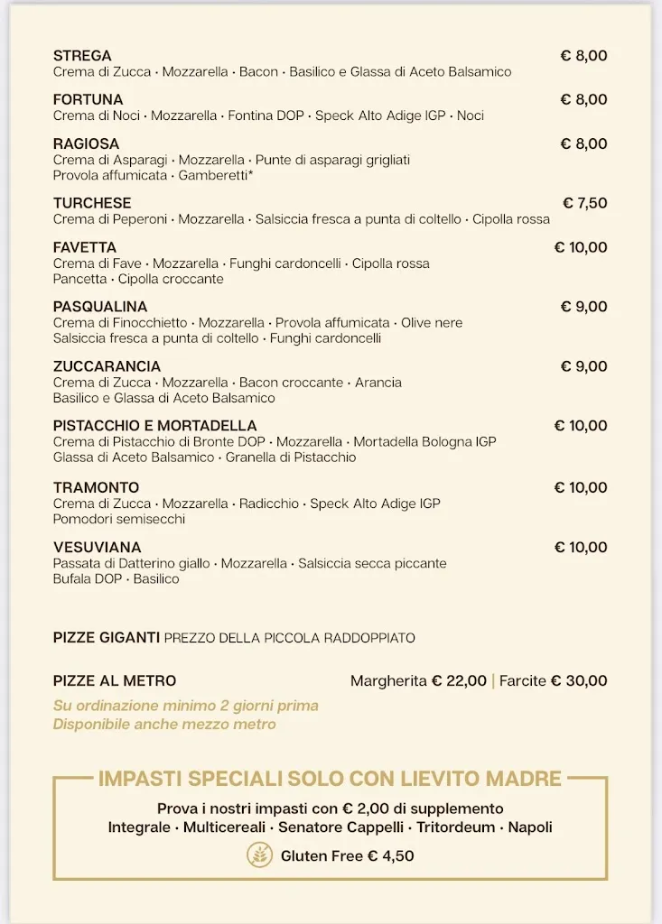 Menu_Pizzeria Come una Volta_Gravina in Puglia_image_3