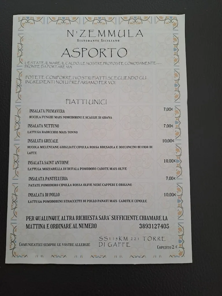 Menu_N’ZEMMULA RISTORANTE_Licata_image_1