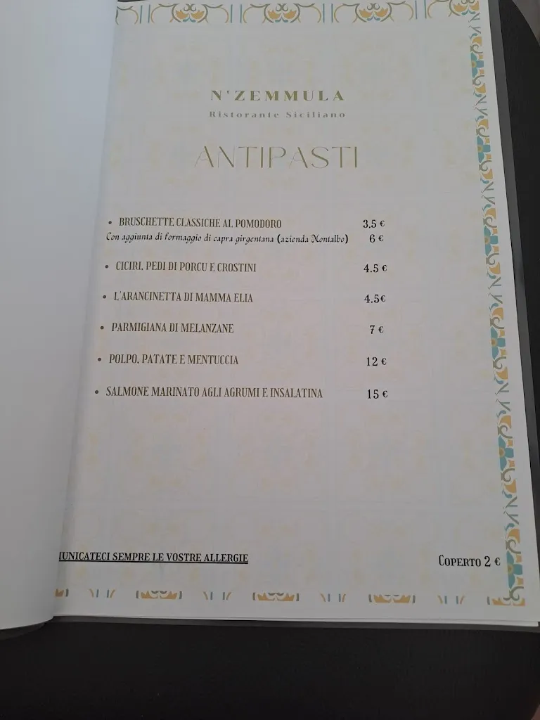 Menu_N’ZEMMULA RISTORANTE_Licata_image_4