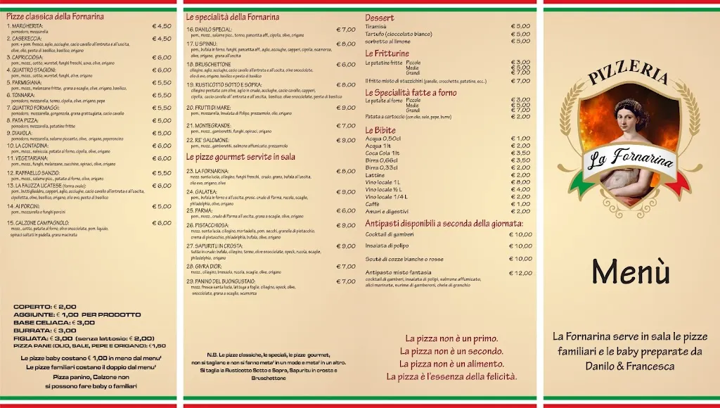 Menu_Pizzeria La Fornarina_Licata_image_1