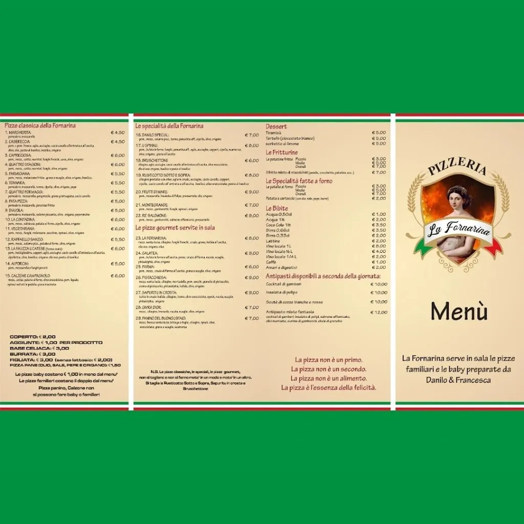 Menu_Pizzeria La Fornarina_Licata_image_3