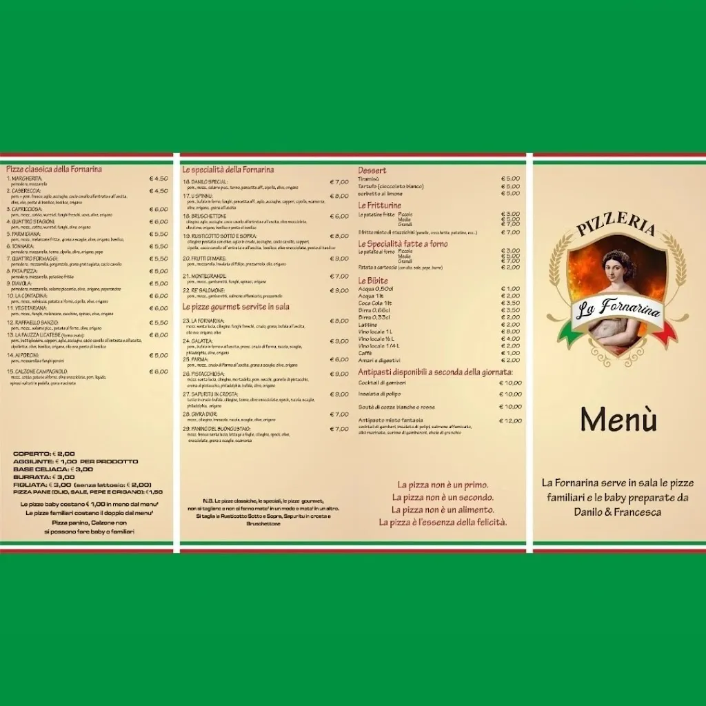 Menu_Pizzeria La Fornarina_Licata_image_4
