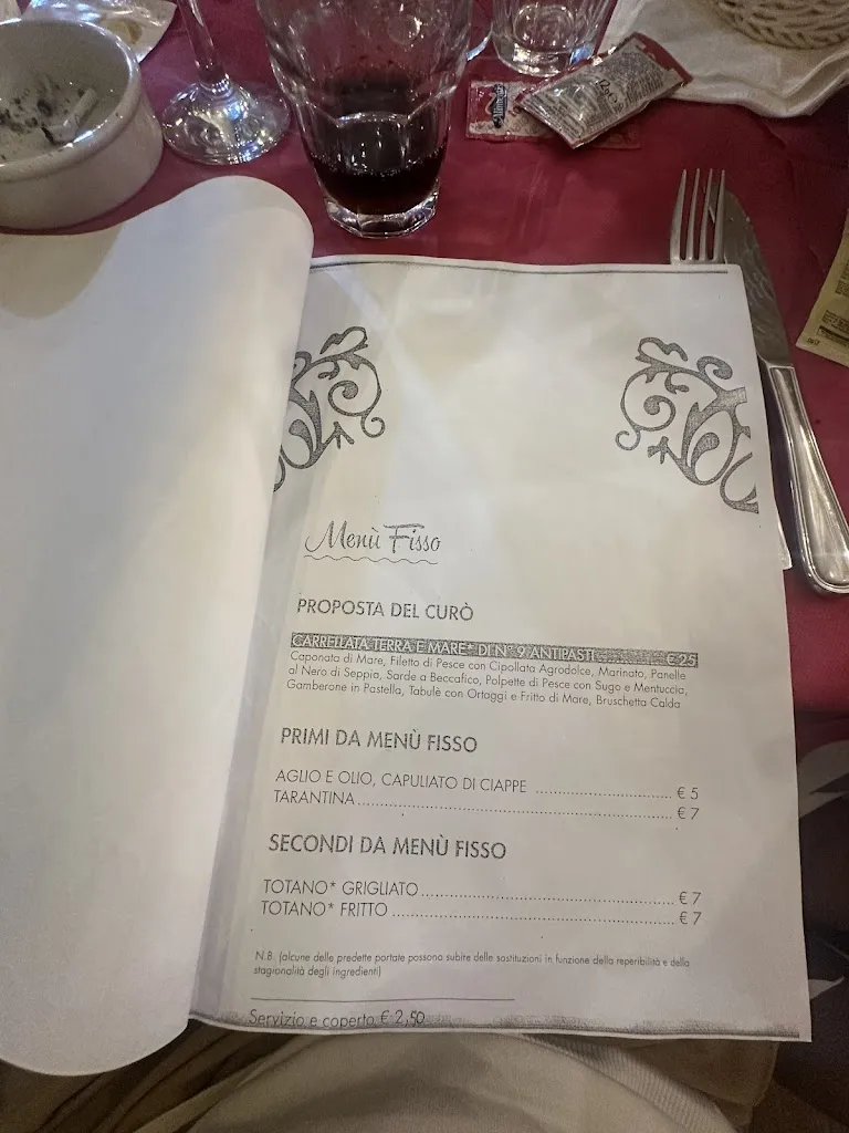 Menu_Curo' Trattoria Palermitana_Licata_image_2