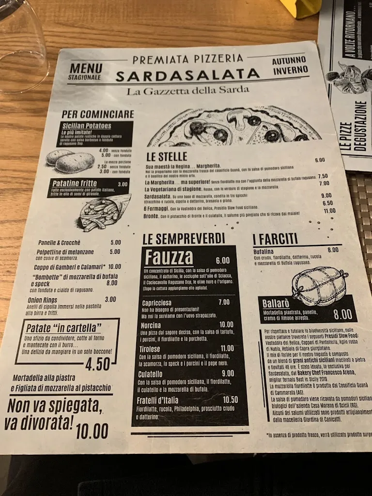 Menu_Premiata Pizzeria Sardasalata - Licata_Licata_image_2