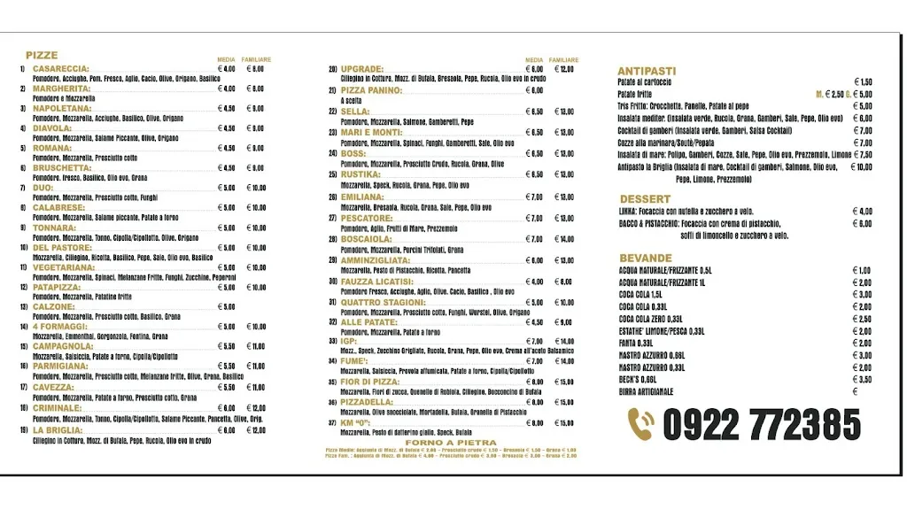 Menu_Ristorante Pizzeria La Briglia _Licata_image_1